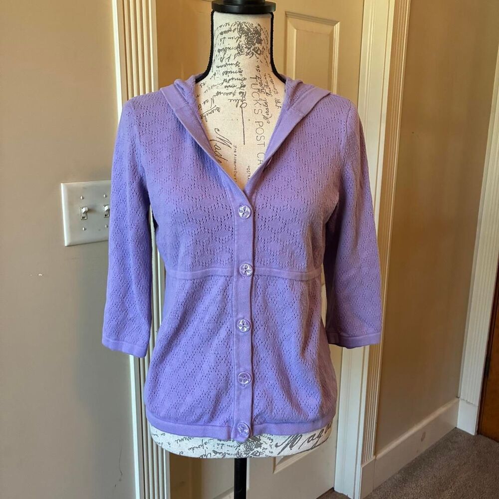Christopher-banks Women's Purple Cardigan